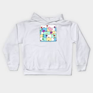 Cute larks Kids Hoodie